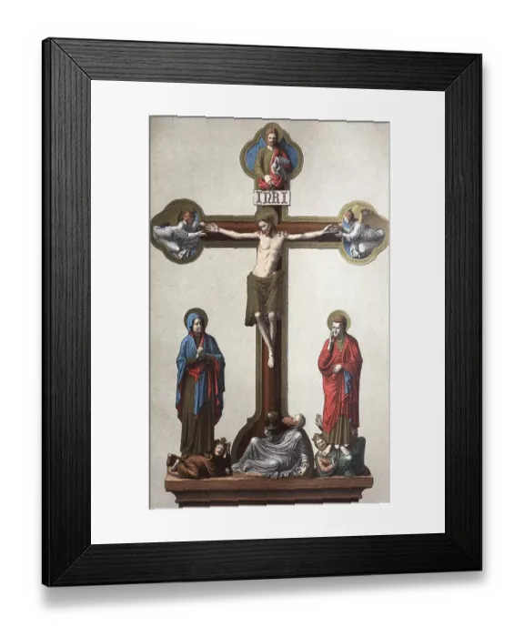 Framed Print : Kruifx, Wechselburg Monastery, Saxony