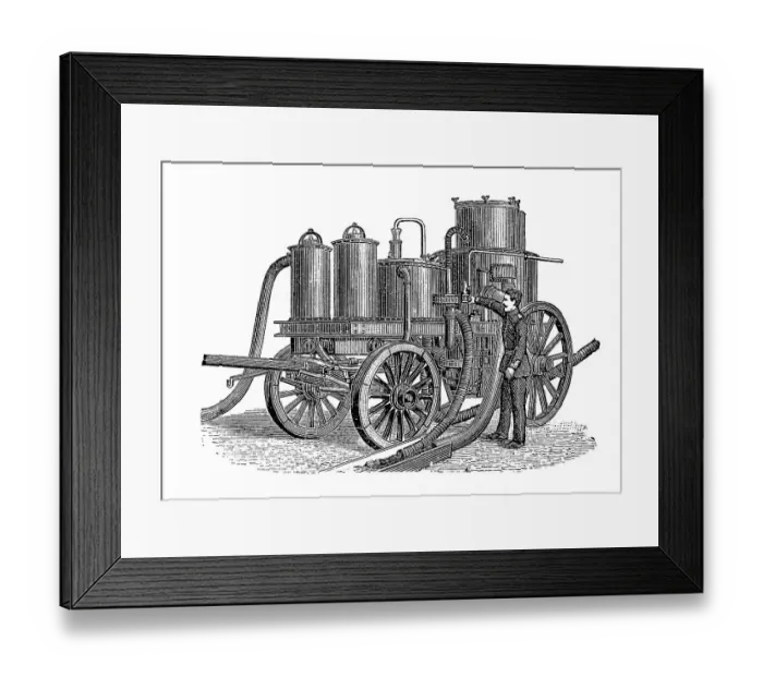 Framed Print : Aviation: Gas generator by Yon