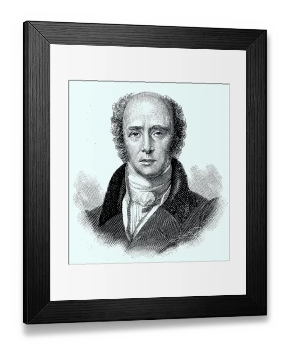 Framed Print : Portrait of Charles Gray, 2nd Earl Gray KG