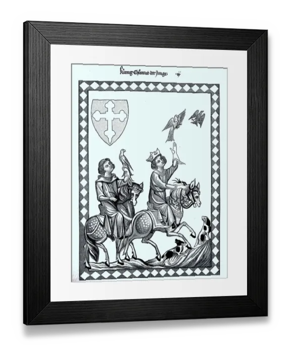 Framed Print : King Konradin, the grandson of Frederick II