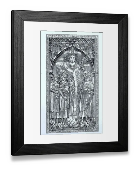 Framed Print : The tomb of Peter von Aspelt or Aichspalt