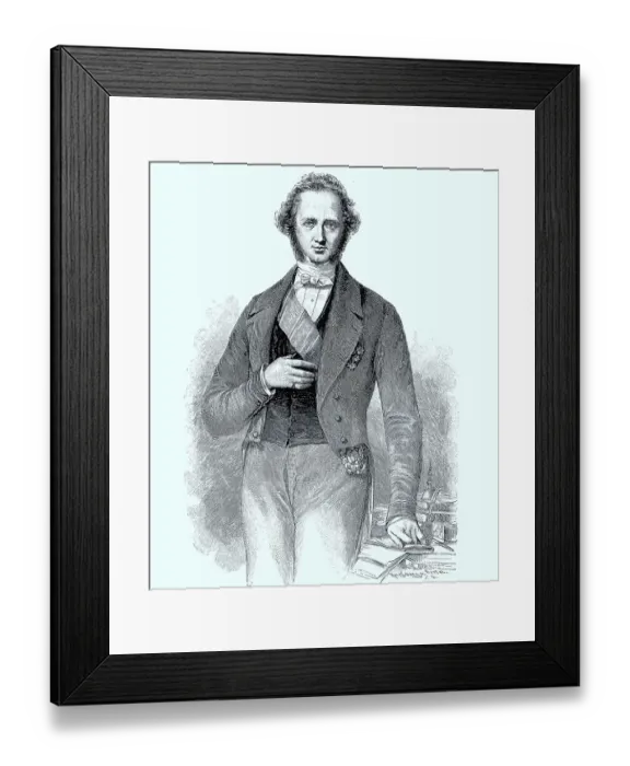 Framed Print : Henry John Temple, 3rd Viscount Palmerston Framed Print : Henry John Temple, 3rd Viscount Palmerston