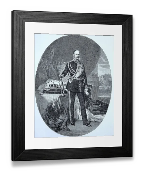 Framed Print : Wilhelm I. 22. March 1797 as Wilhelm Friedrich Ludwig of Prussia in Berlin Framed Print : Wilhelm I. 22. March 1797 as Wilhelm Friedrich Ludwig of Prussia in Berlin