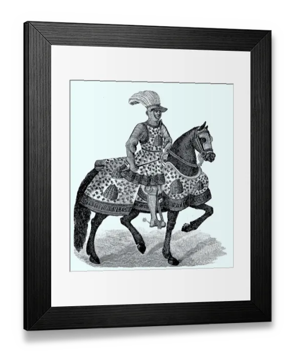 Framed Print : Louis XII 27 June 1462, 1498 bis