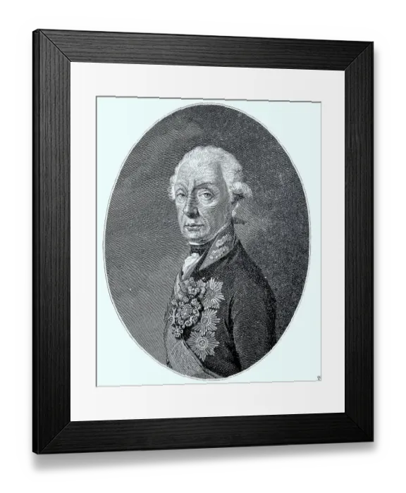 Framed Print : Alexander Vasilyevich Suvorov also Alexander Vasilyevich Suvorov-Rymniksky