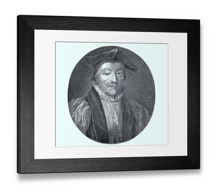 Framed Print : William Laud, 7 October 1573, 10 January 1645