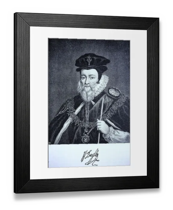 Framed Print : William Cecil, 1st Baron Burghley Framed Print : William Cecil, 1st Baron Burghley