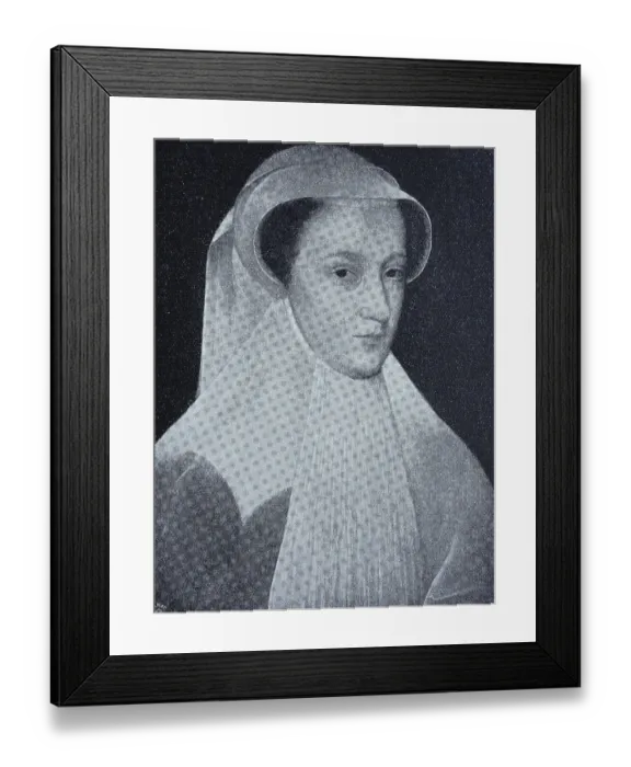 Framed Print : Mary, over Scotland, after the painting Wdsor Castle Gallery