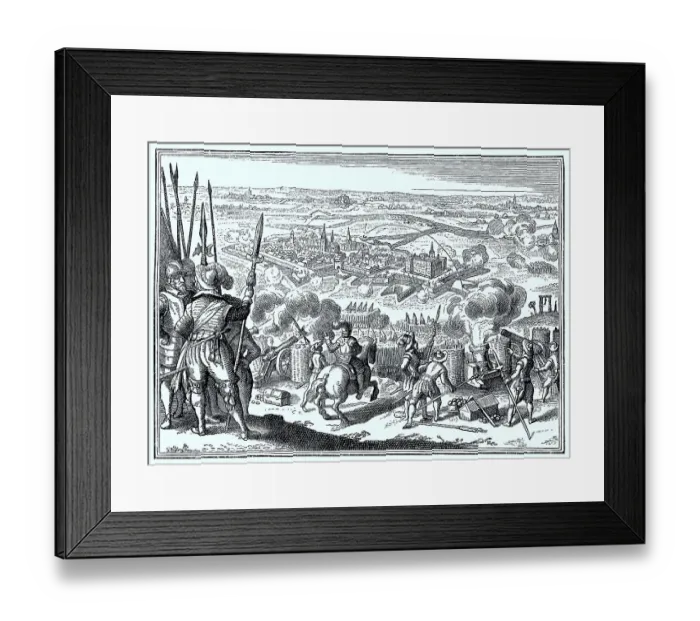 Framed Print : The siege of Juelich by troops of France and the United Provinces under the command of Claude de La Chatre Framed Print : The siege of Juelich by troops of France and the United Provinces under the command of Claude de La Chatre