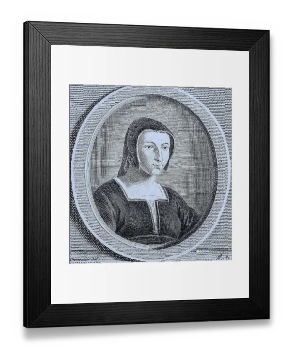 Framed Print : Margaret of Valois, and Navarre and Duchess Framed Print : Margaret of Valois, and Navarre and Duchess