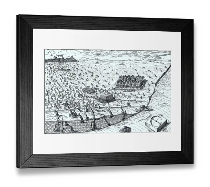 Framed Print : Thirty Years War, digitally improved reproduction of an original print 19th century Framed Print : Thirty Years War, digitally improved reproduction of an original print 19th century