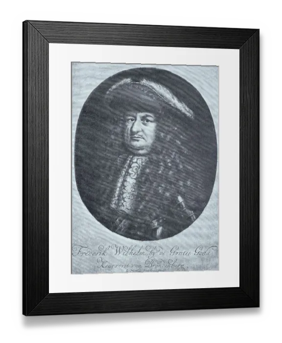 Framed Print : Frederick William, 16 February 1620