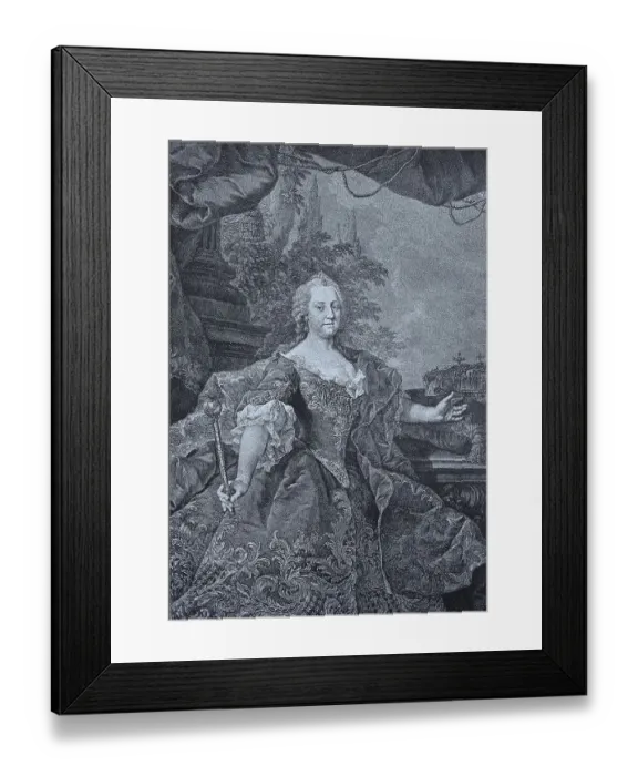 Framed Print : Maria Theresa Walburga Amalia Christina Framed Print : Maria Theresa Walburga Amalia Christina