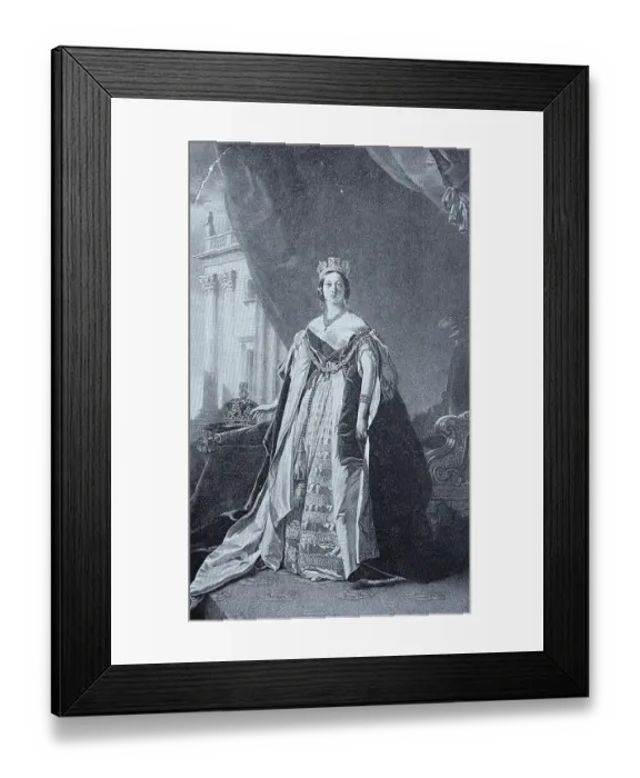 Framed Print : Victoria, and Irld. On 1. 1876 she took the additional title of Empress India