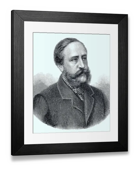 Framed Print : Portrait of Frederick VIII Christian Frederik Vilhelm Carl Framed Print : Portrait of Frederick VIII Christian Frederik Vilhelm Carl