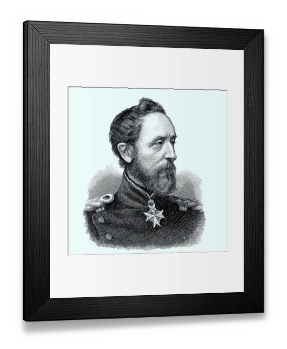 Framed Print : Karl Konstantin Albrecht Leonhard von Blumenthal