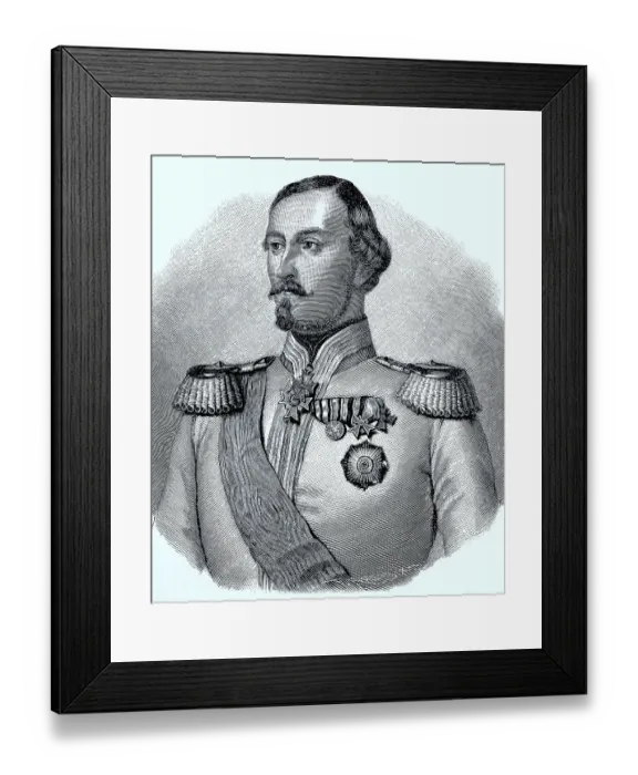 Framed Print : Ernst August Karl Johann Leopold Alexander Eduard