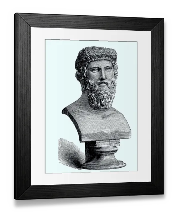 Framed Print : Bust of Plato, 428-427 B. C. 348-347 B Framed Print : Bust of Plato, 428-427 B. C. 348-347 B