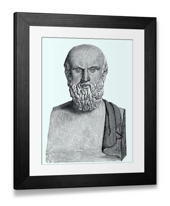 Framed Print : Bust of Aeschylus, 525 B. C. 456 B Framed Print : Bust of Aeschylus, 525 B. C. 456 B