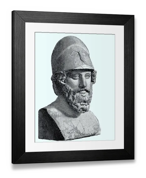Framed Print : Themistocles, c. 524 B. C. c. 459 B