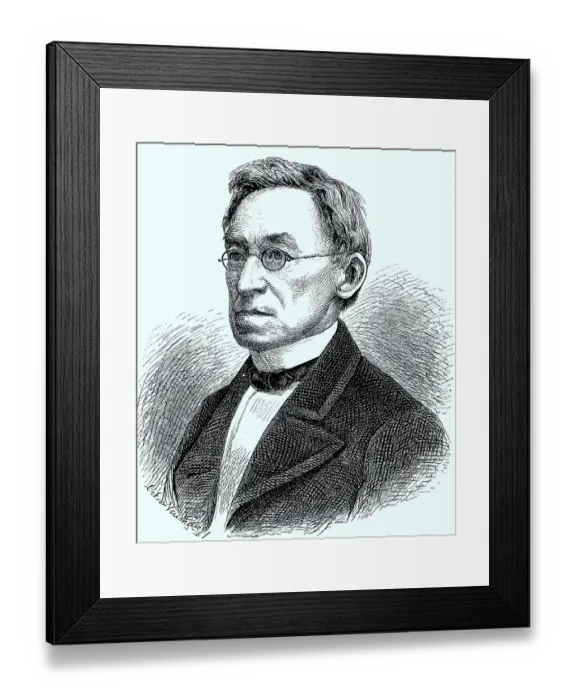 Framed Print : Karl Joseph Georg Sigismund Waechter