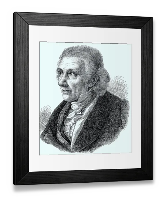 Framed Print : Carl Friedrich Zelter, 11 December 1758 - 15 May 1832