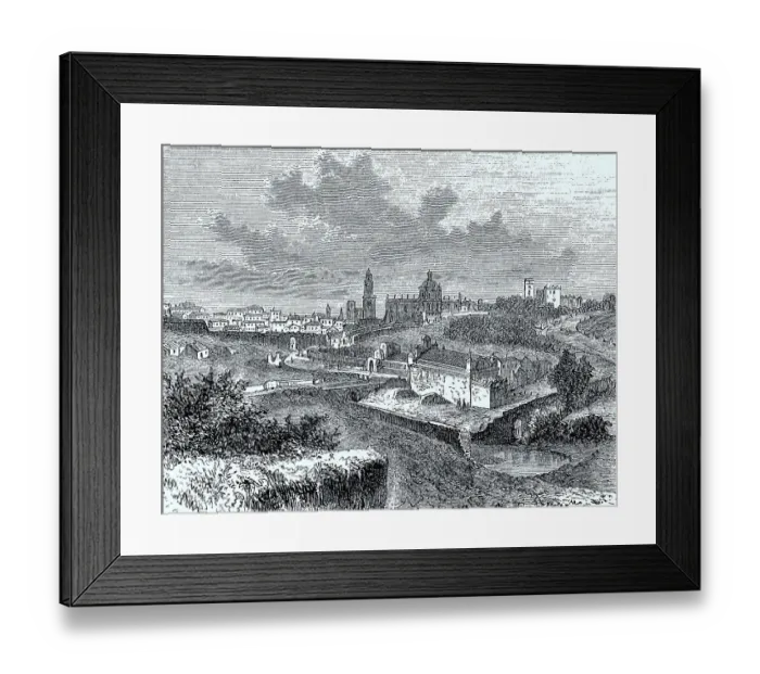 Framed Print : Jerez de la Frontera in 1878, Andalusia