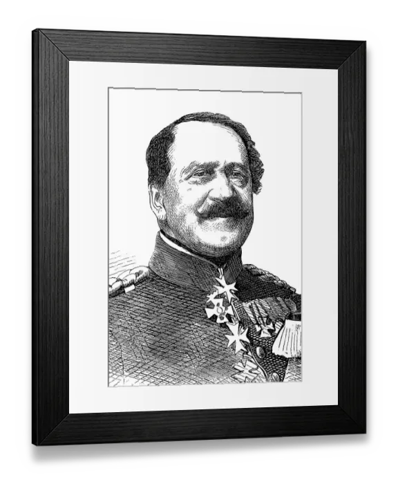 Framed Print : Portrait of Alexander Friedrich Adolf Heinrich von Zastrow Framed Print : Portrait of Alexander Friedrich Adolf Heinrich von Zastrow