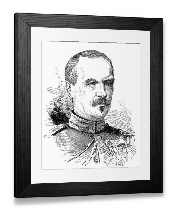 Framed Print : Charles Auguste Frossard, 26 April 1807
