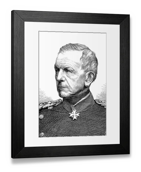 Framed Print : Helmuth Karl Bernhard von Moltke