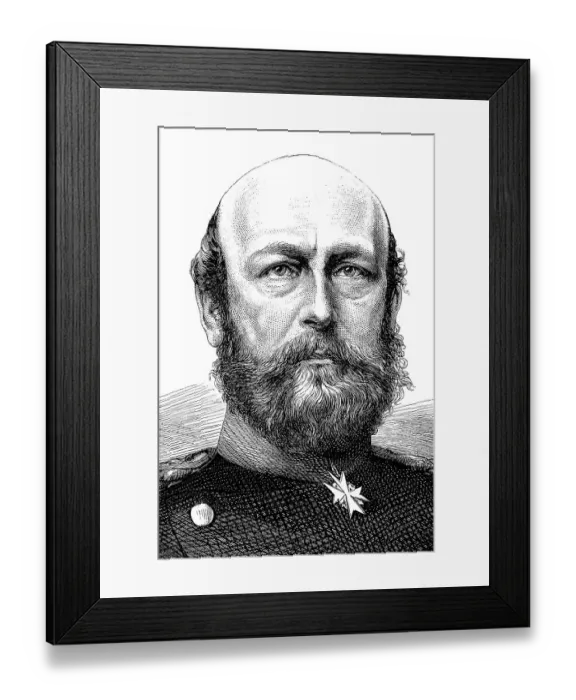 Framed Print : Friedrich Franz II Grand Duke of Mecklenburg-Schwerin