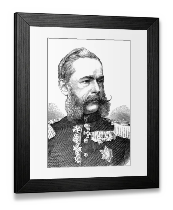 Framed Print : Georg Friedrich Alfred Graf von Fabrice