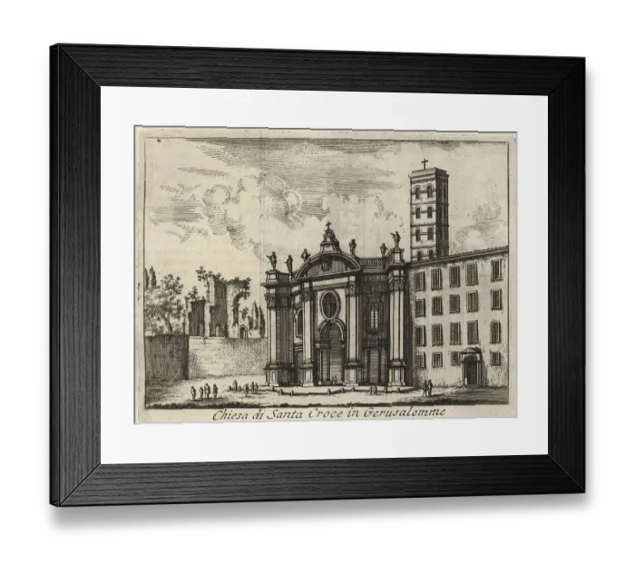 Framed Print : Chiesa di Santa Croce in Gerusalemme