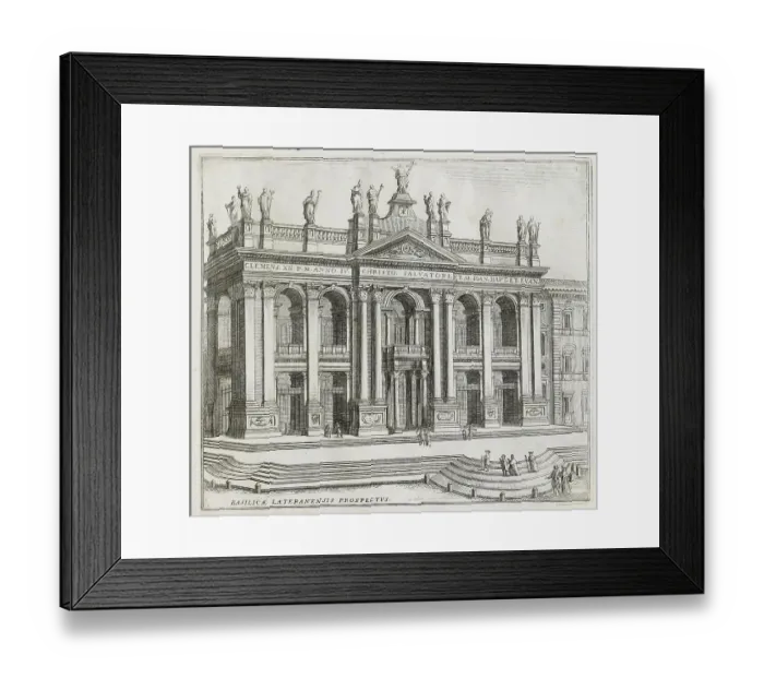 Framed Print : Lateran Basilica, Italian Basilica San Giovanni in Laterano
