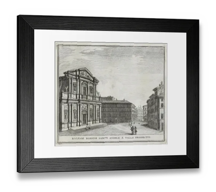 Framed Print : Sant'Andrea della Valle, Sancti Andreae Apostoli de Valle Framed Print : Sant'Andrea della Valle, Sancti Andreae Apostoli de Valle