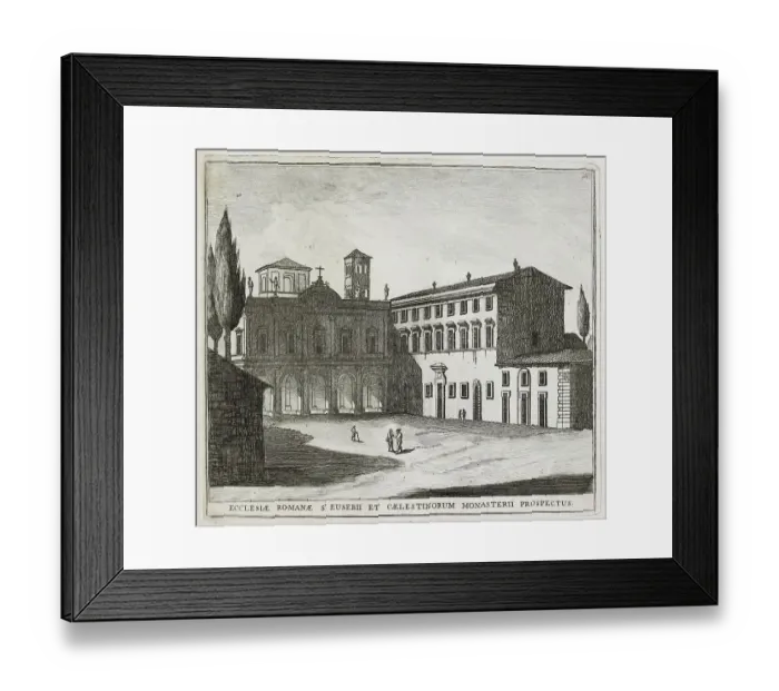 Framed Print : Sant'Eusebio, Sant'Eusebio all'Esquilino