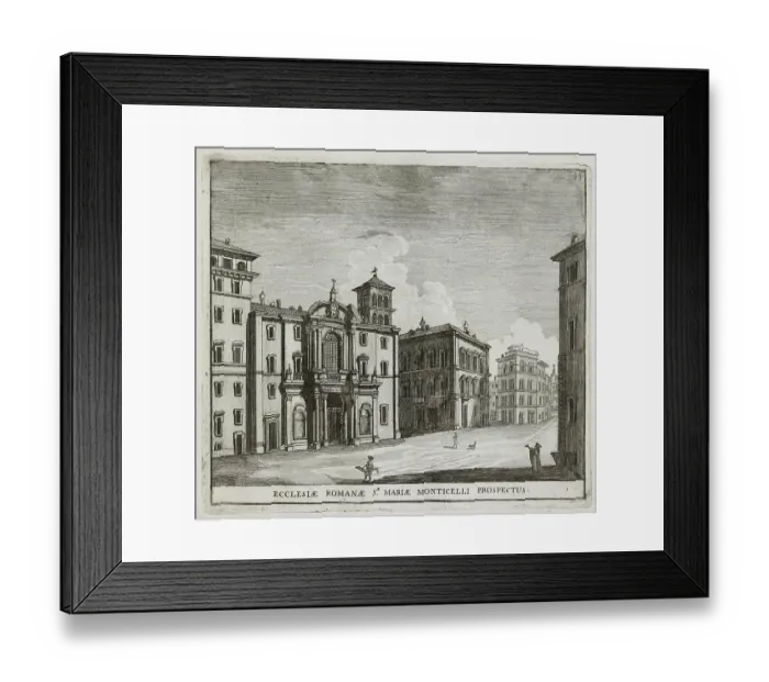 Framed Print : Santa Maria in Monticelli is a church in the Regola district of Rome