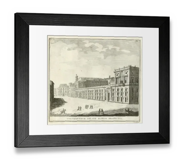 Framed Print : Palazzo Colonna is a noble palace in Piazza SS Framed Print : Palazzo Colonna is a noble palace in Piazza SS