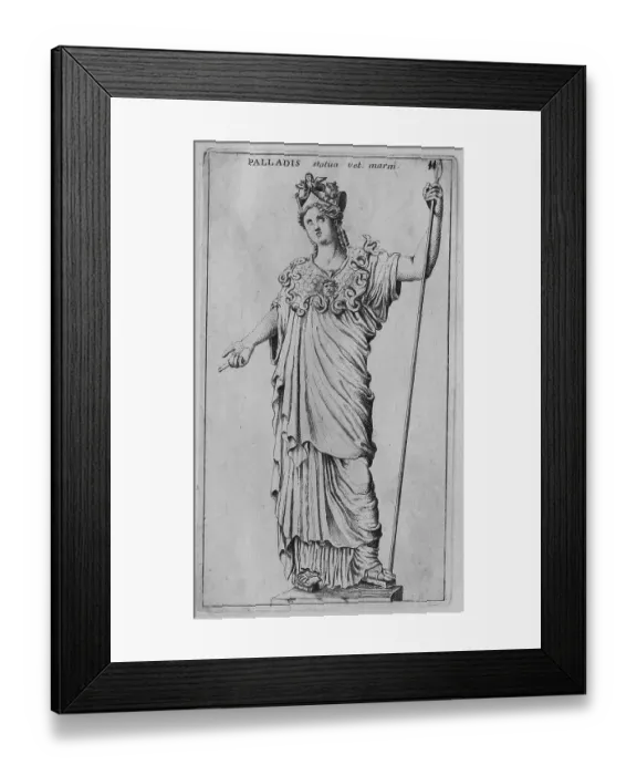 Framed Print : The Roman goddess Pallas, Palade Framed Print : The Roman goddess Pallas, Palade