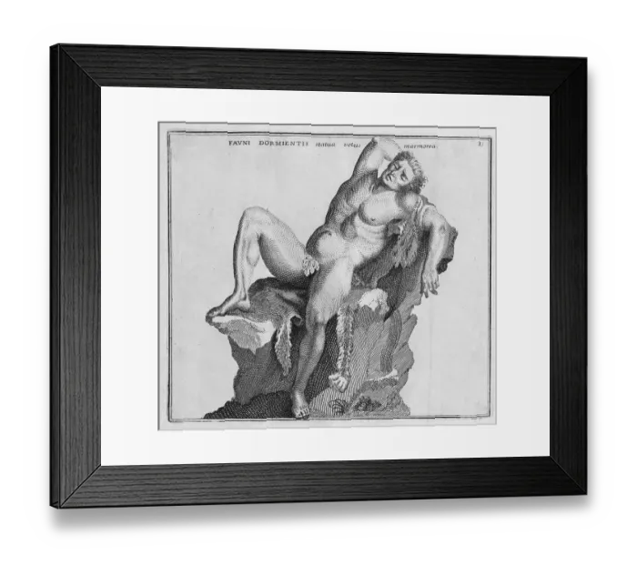 Framed Print : The Roman god Faun, Faunus, a forest spirit Framed Print : The Roman god Faun, Faunus, a forest spirit