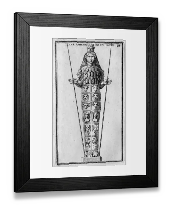 Framed Print : The Roman goddess Diana, marble statue from ancient Rome Framed Print : The Roman goddess Diana, marble statue from ancient Rome