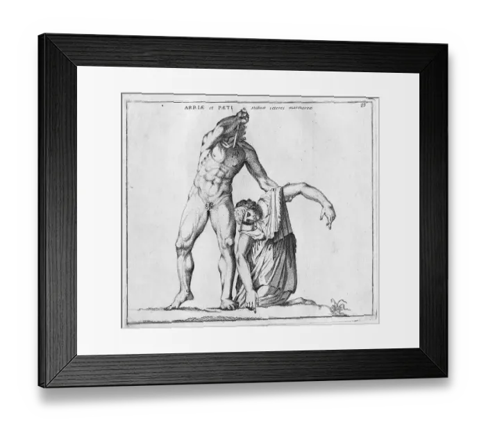 Framed Print : Arria the Elder, ca 42 AD was a woman in ancient Rome