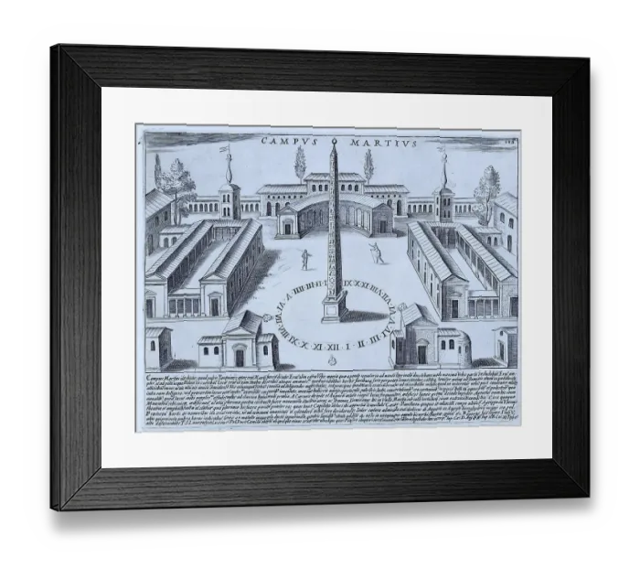 Framed Print : Campus Martius, Field of Mars was a more than 250 hectare area of ancient Rome in public ownership Framed Print : Campus Martius, Field of Mars was a more than 250 hectare area of ancient Rome in public ownership