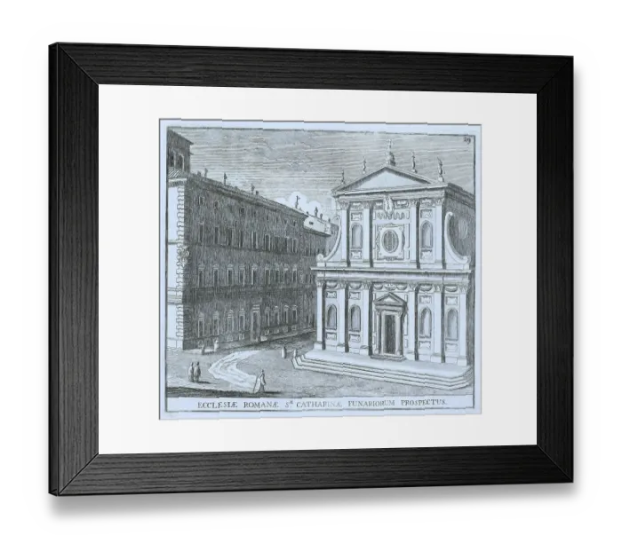 Framed Print : Santa Caterina dei Funari is a church in Rome Framed Print : Santa Caterina dei Funari is a church in Rome