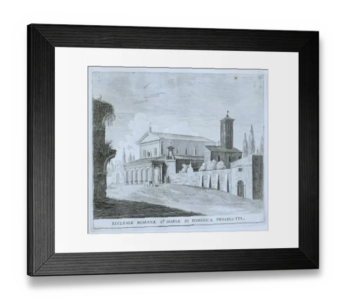 Framed Print : Church of S. Maria in Dominica
