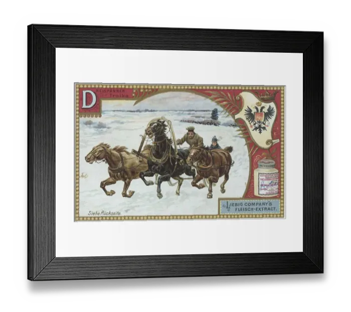 Framed Print : Series Carriages and Harnesses