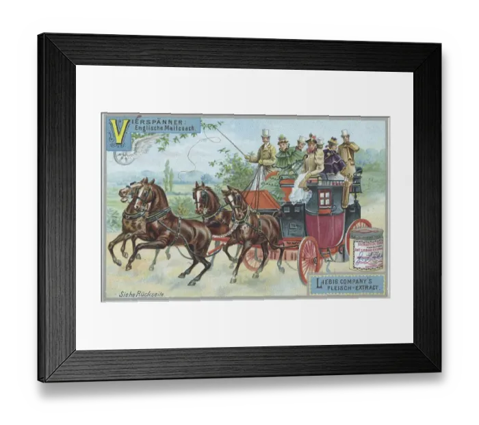 Framed Print : Series Carriages and Harnesses