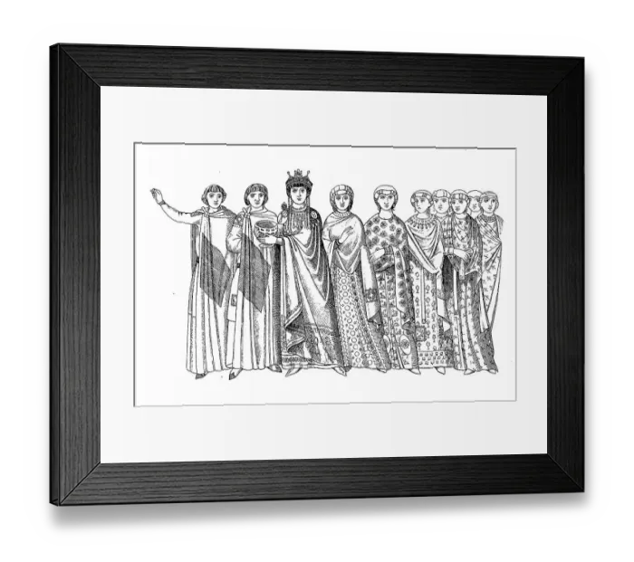 Framed Print : Schotia (Theodora), c. 500, 548 Framed Print : Schotia (Theodora), c. 500, 548
