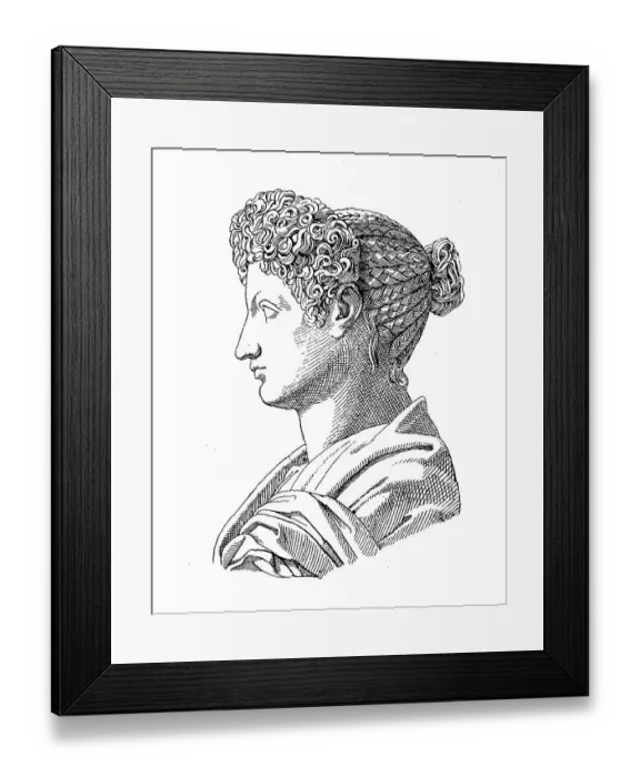 Framed Print : Iulia Flavia, born between 64 and 66 Framed Print : Iulia Flavia, born between 64 and 66