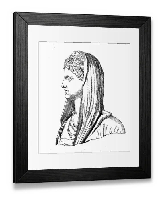 Framed Print : Annia Galeria Faustina, 16 February c